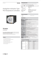 TA SERIES: ANALOG NON-INDICATION TYPE PID TEMPERATURE CONTROLLERS